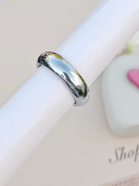 Plain Silver Ring