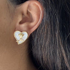 Enchanted Rose Earrings