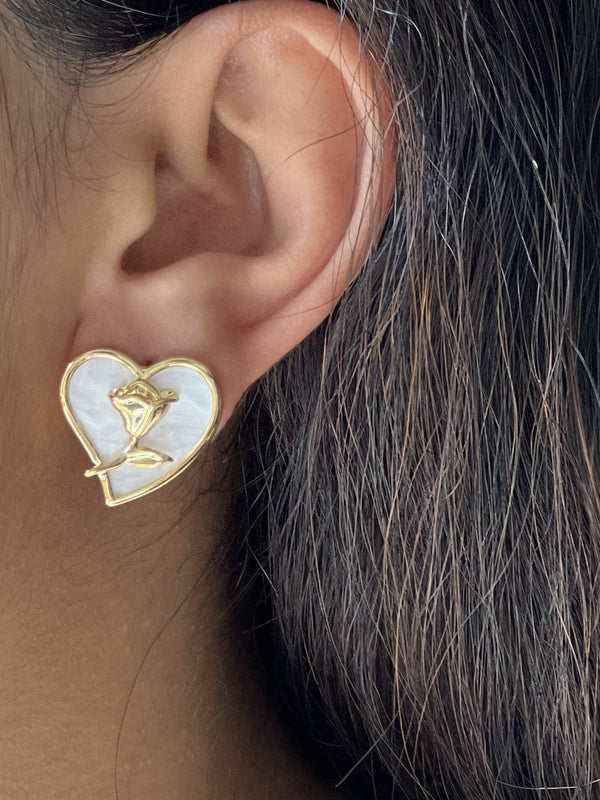 Enchanted Rose Earrings