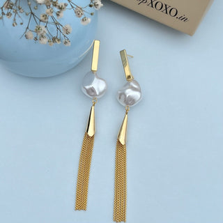 Amyra Tassel Long Earrings