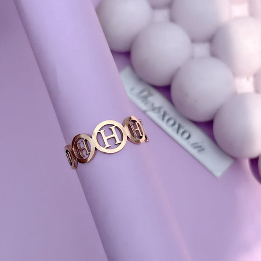 Rose H Ring