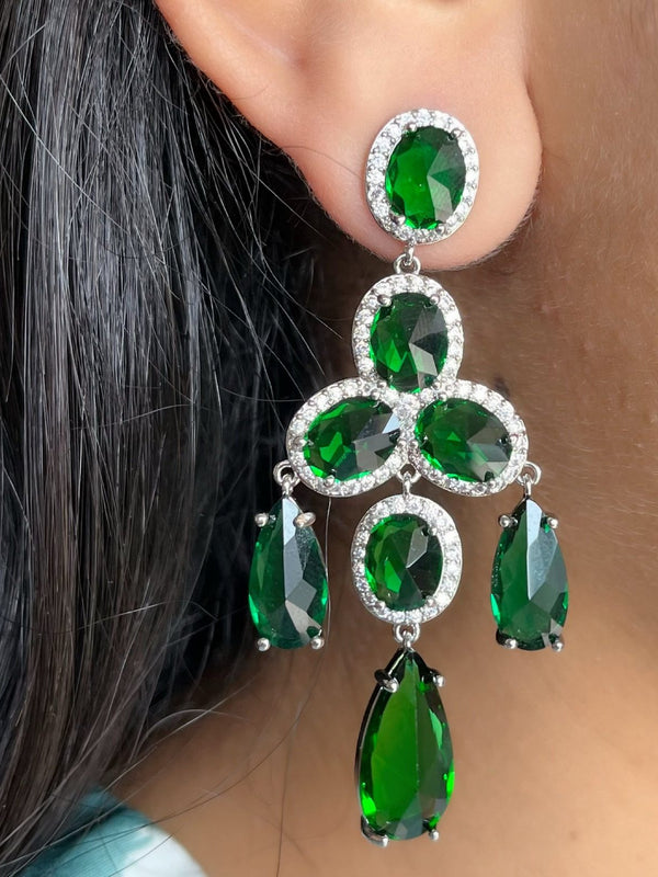 Anya Green Luxe Earrings