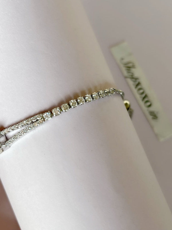 Camilla White Drawstring Bracelet