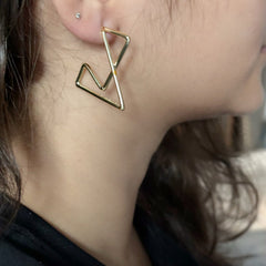 Geometric Gold Earrings