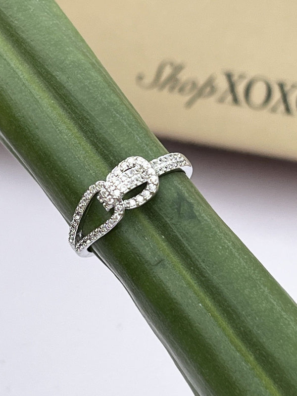 Silver Belt Ring