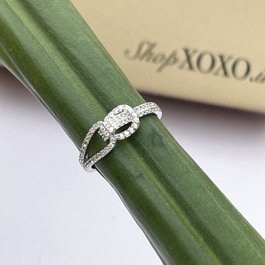 Silver Belt Ring