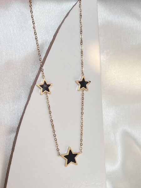Starry Night - Black Necklace