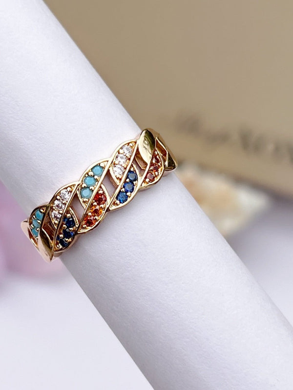 Multicolour Link Ring