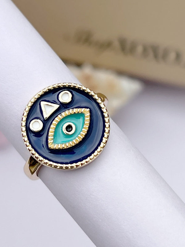 Blue Eye Ring