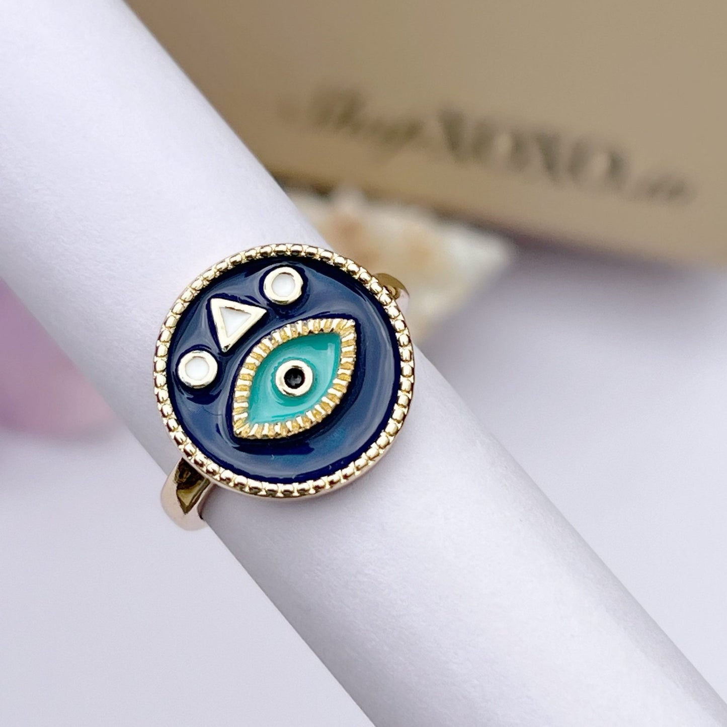 Blue Eye Ring