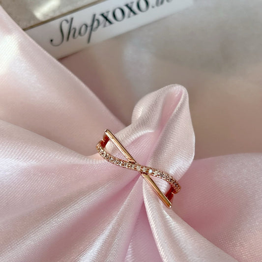 Rose Infinity Ring