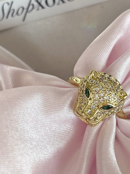 Lynx Gold Ring