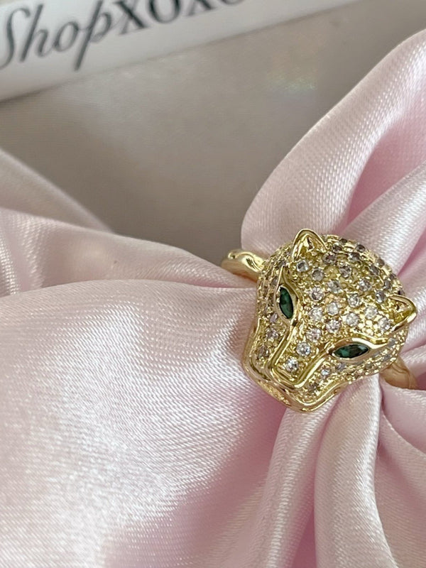 Lynx Gold Ring