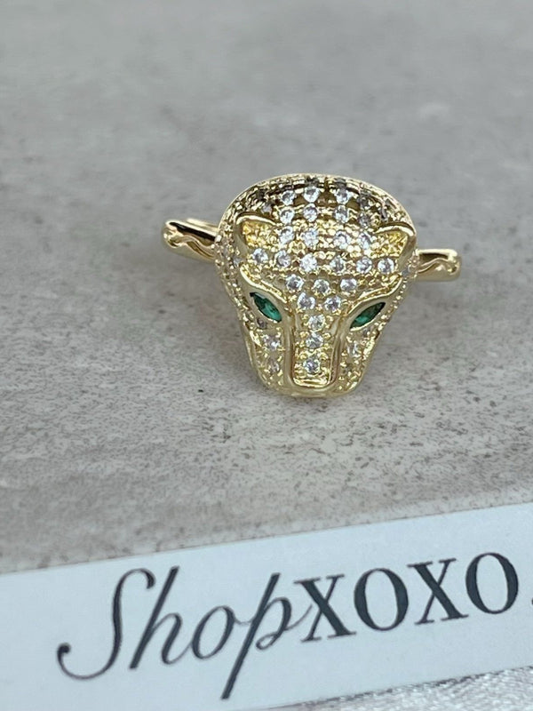 Lynx Gold Ring