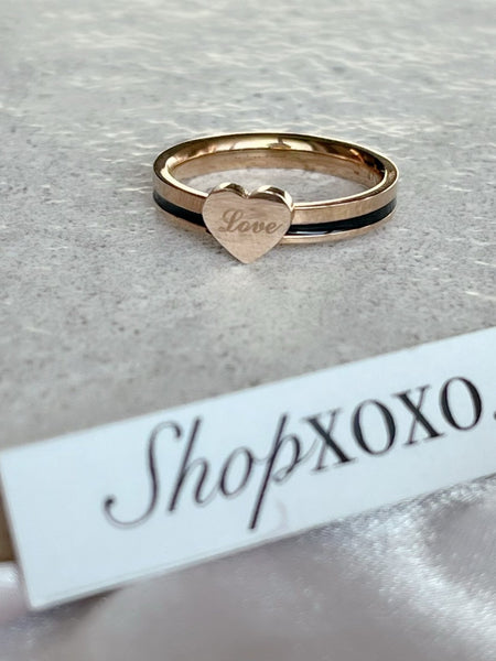 Heart Rose Ring