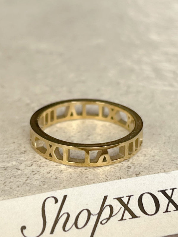 Roman Gold Filigree Ring