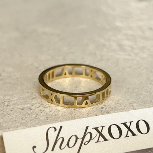 Roman Gold Filigree Ring